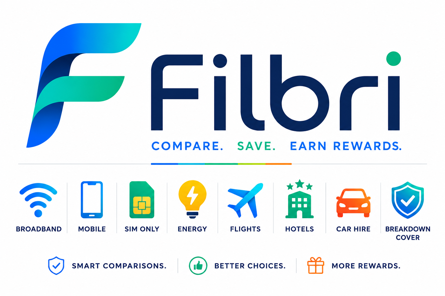 Filbri official logo – Compare, Save, Earn Rewards